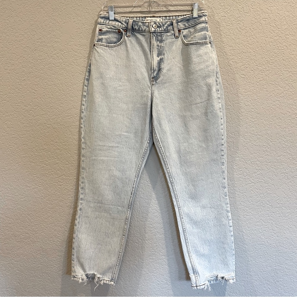 Abercrombie & Fitch The Mom High Rise Jeans with Curve Love